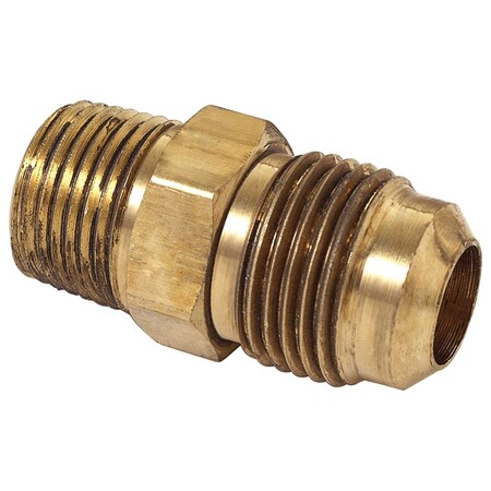 Thrifco Plumbing No. 48 5/8 Inch x 3/8 Inch Brass Flare MIP Adapter 9448022
